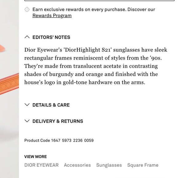 Dior Sunglasses - Picture 9 of 9